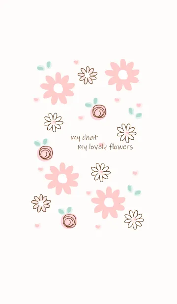 [LINE着せ替え] My chat my lovely flowers 29の画像1