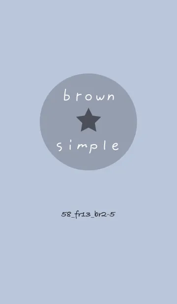 [LINE着せ替え] シンプル58 FR13 ホワイトAsh ブラウン2-5の画像1