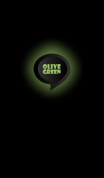 [LINE着せ替え] Olive Green Button In Black V.4 (JP)の画像1