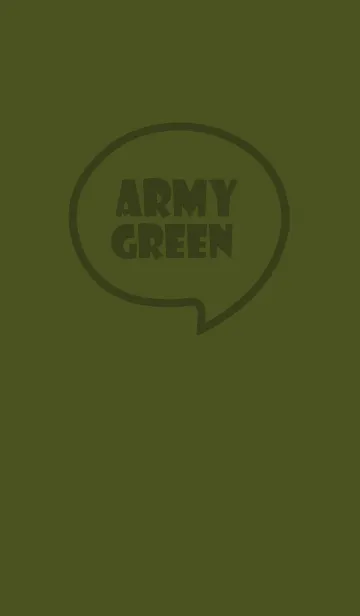 [LINE着せ替え] Love Army Green Theme Vr.6 (JP)の画像1