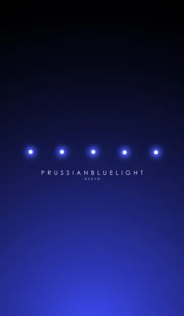 [LINE着せ替え] PRUSSIAN BLUE LIGHT. -MEKYM-の画像1