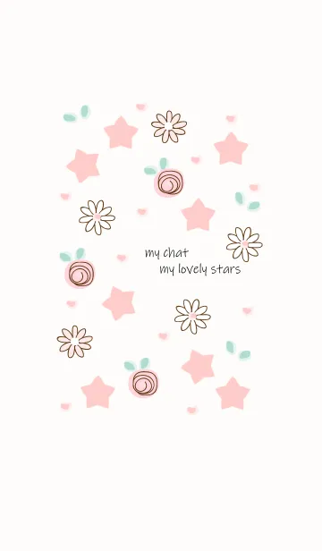 [LINE着せ替え] My chat my lovely stars 3の画像1