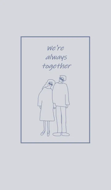 We're always together / blue beigeの着せ替えメイン画像