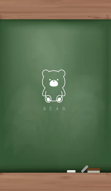 [LINE着せ替え] Black Board BEAR 29.の画像1