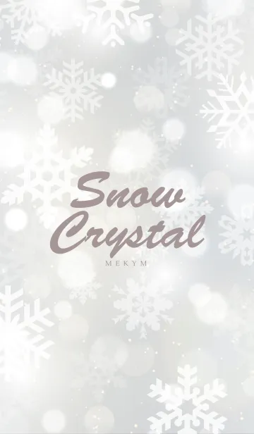 [LINE着せ替え] -Snow Crystal- MEKYM 32の画像1