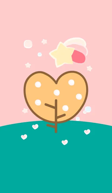 [LINE着せ替え] Lovely heart tree 107の画像1