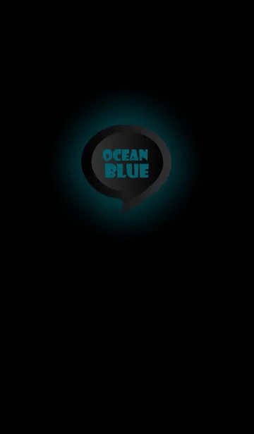 [LINE着せ替え] Ocean Blue Button In Black V.4 (JP)の画像1