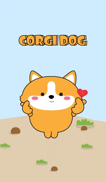 [LINE着せ替え] Emotions Cute Corgi Dog Theme (JP)の画像1