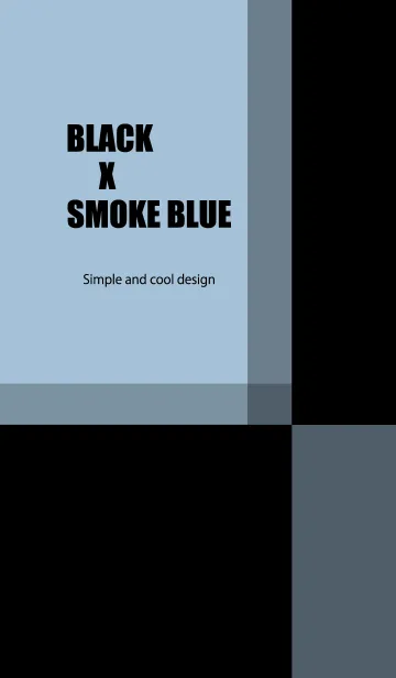 [LINE着せ替え] BLACK X SMOKE BLUEの画像1