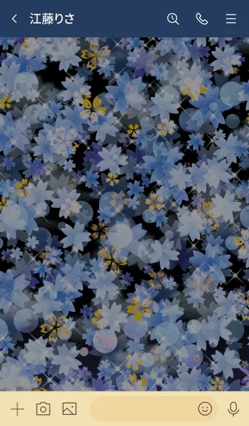 [LINE着せ替え] 運気上昇！雪桜満開の画像3