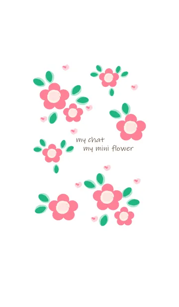 [LINE着せ替え] My chat my mini flower 38の画像1