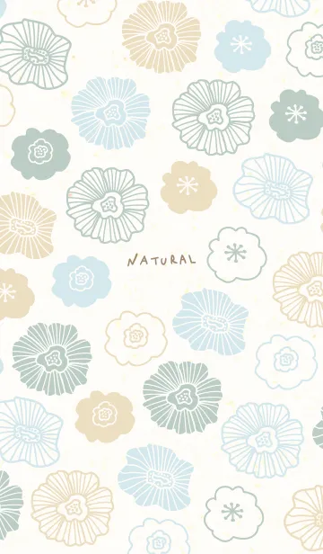 [LINE着せ替え] 花くすみ和紙30の画像1