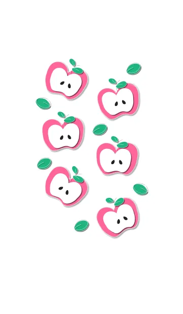 [LINE着せ替え] Yummy apples theme 90 :)の画像1