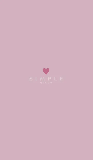 [LINE着せ替え] DUSKY PINK SIMPLE 32の画像1