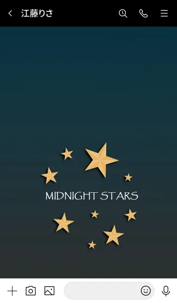 [LINE着せ替え] ミッドナイト スターズ 24の画像3