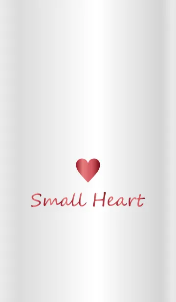 [LINE着せ替え] Small Heart *SILVER 3*の画像1