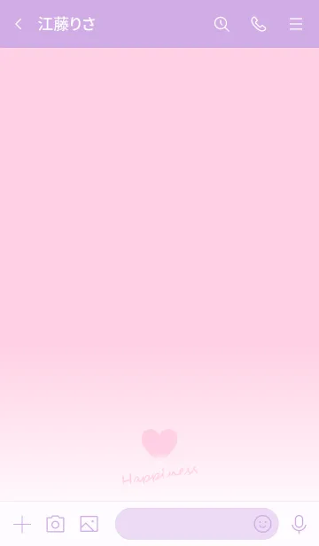 [LINE着せ替え] Small Heart *Pink Gradation 6*の画像3