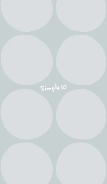 [LINE着せ替え] シンプル 丸大きめ21の画像1