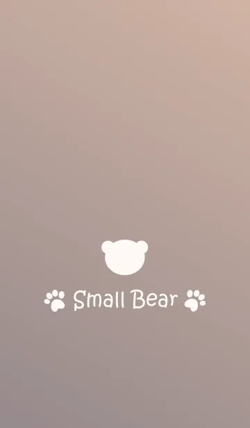 [LINE着せ替え] Small Bear *GRAY+BROWN*の画像1