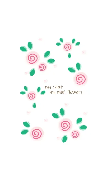 [LINE着せ替え] My chat my mini flowers 41の画像1