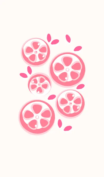 [LINE着せ替え] Sliced orange theme 74の画像1