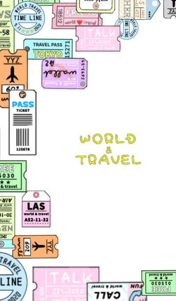 [LINE着せ替え] WORLD&TRAVELの画像1