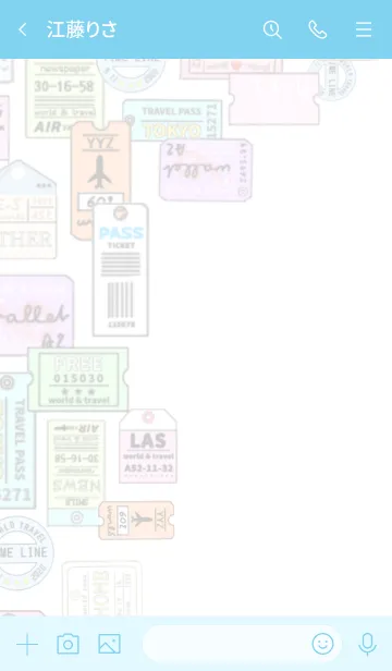 [LINE着せ替え] WORLD&TRAVELの画像3