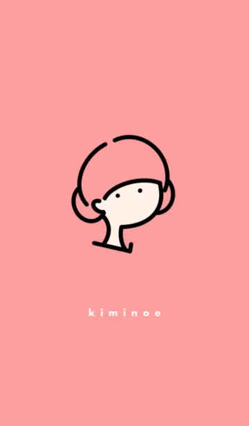 [LINE着せ替え] kiminoe ver. ピンクの画像1