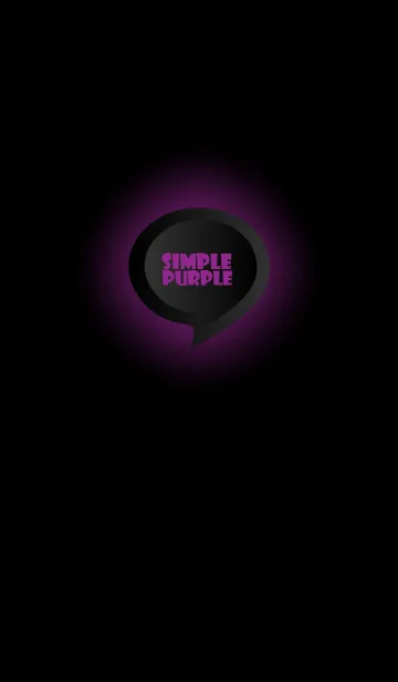 [LINE着せ替え] Purple Button In Black V.4 (JP)の画像1