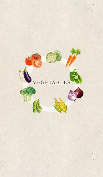 [LINE着せ替え] 野菜 ベジタブル -JPN-の画像1