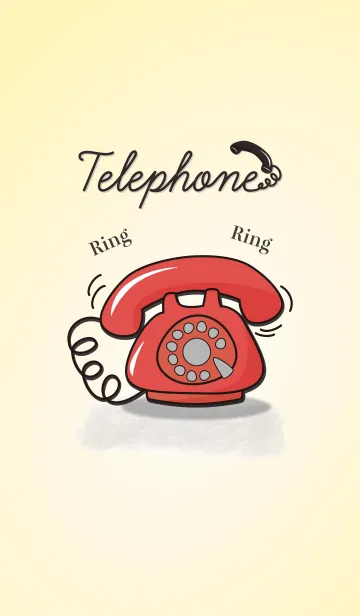 [LINE着せ替え] RING！ RING！ TELEPHONEの画像1