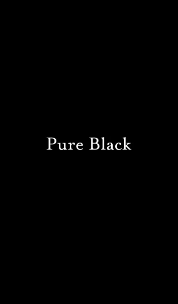 [LINE着せ替え] Pure Black.の画像1