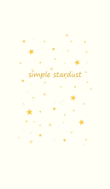 [LINE着せ替え] simple stardust**orangeの画像1