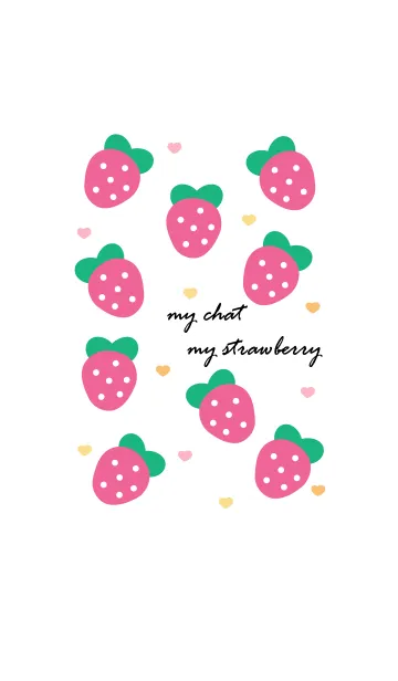 [LINE着せ替え] lovely strawberry 49 ^^の画像1