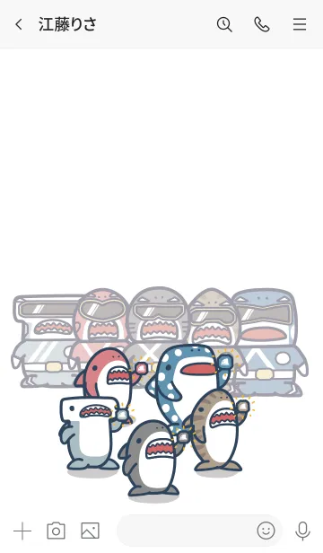 [LINE着せ替え] mr. Shark-group +の画像3