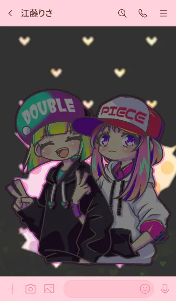 [LINE着せ替え] DOUBLE PIECEの画像3