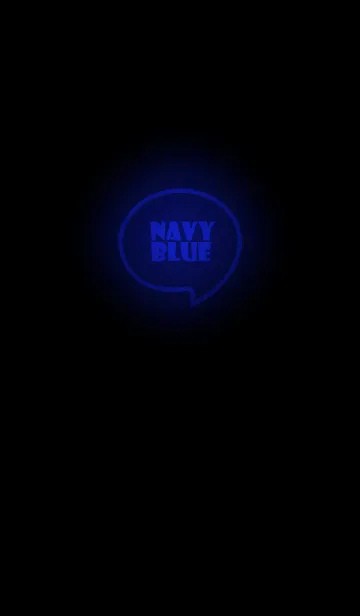 [LINE着せ替え] Navy Blue Neon Theme Vr.6 (JP)の画像1