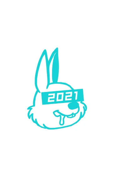 [LINE着せ替え] 2021 ラビット 05の画像1