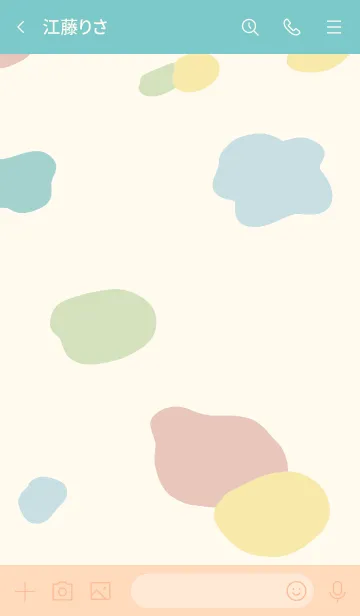 [LINE着せ替え] zuruyasumi[pastel color]の画像3