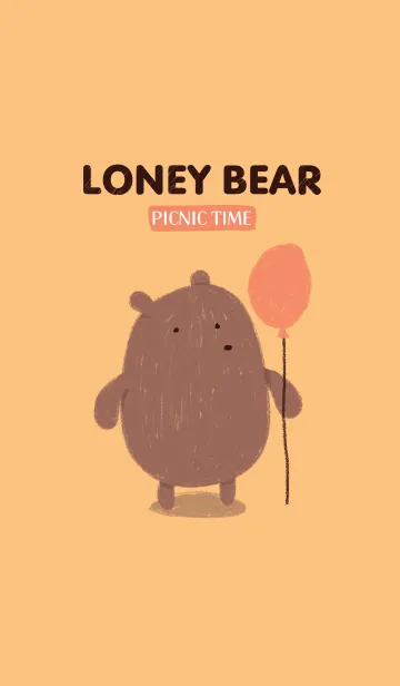 [LINE着せ替え] Lonely Bear Picnic Timeの画像1