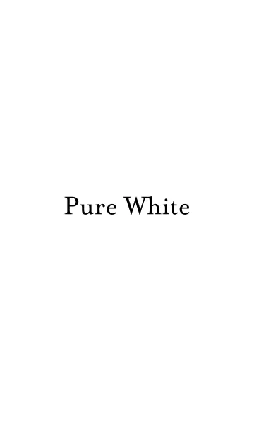 [LINE着せ替え] Pure White.の画像1