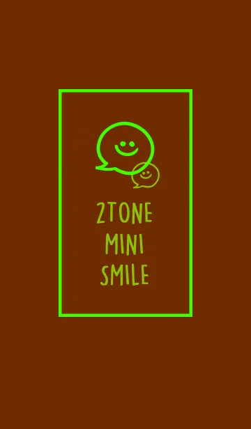 [LINE着せ替え] 2トーン ミニ スマイル 2 04の画像1