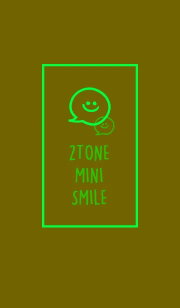 [LINE着せ替え] 2トーン ミニ スマイル 2 05の画像1