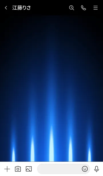 [LINE着せ替え] PRUSSIAN BLUE LIGHT 2の画像3