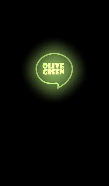 [LINE着せ替え] Olive Green Neon Theme Vr.6 (JP)の画像1