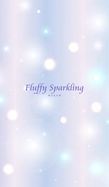 [LINE着せ替え] - Fluffy Sparkling - MEKYM 24の画像1