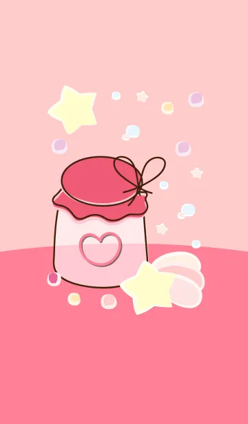 [LINE着せ替え] Little jar little heart 4の画像1