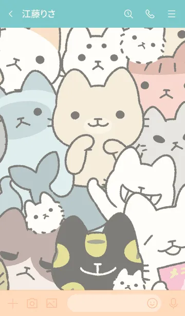 [LINE着せ替え] ねこようかいの画像3