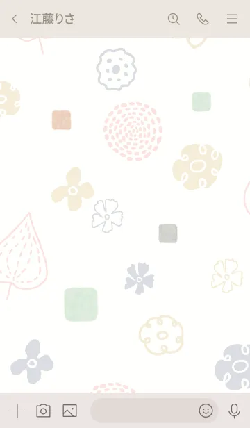 [LINE着せ替え] 花咲く季節21の画像3