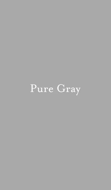 [LINE着せ替え] Pure Grayの画像1